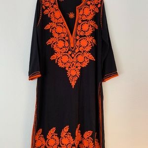 Vintage 1960s Caftan / Kaftan Dress